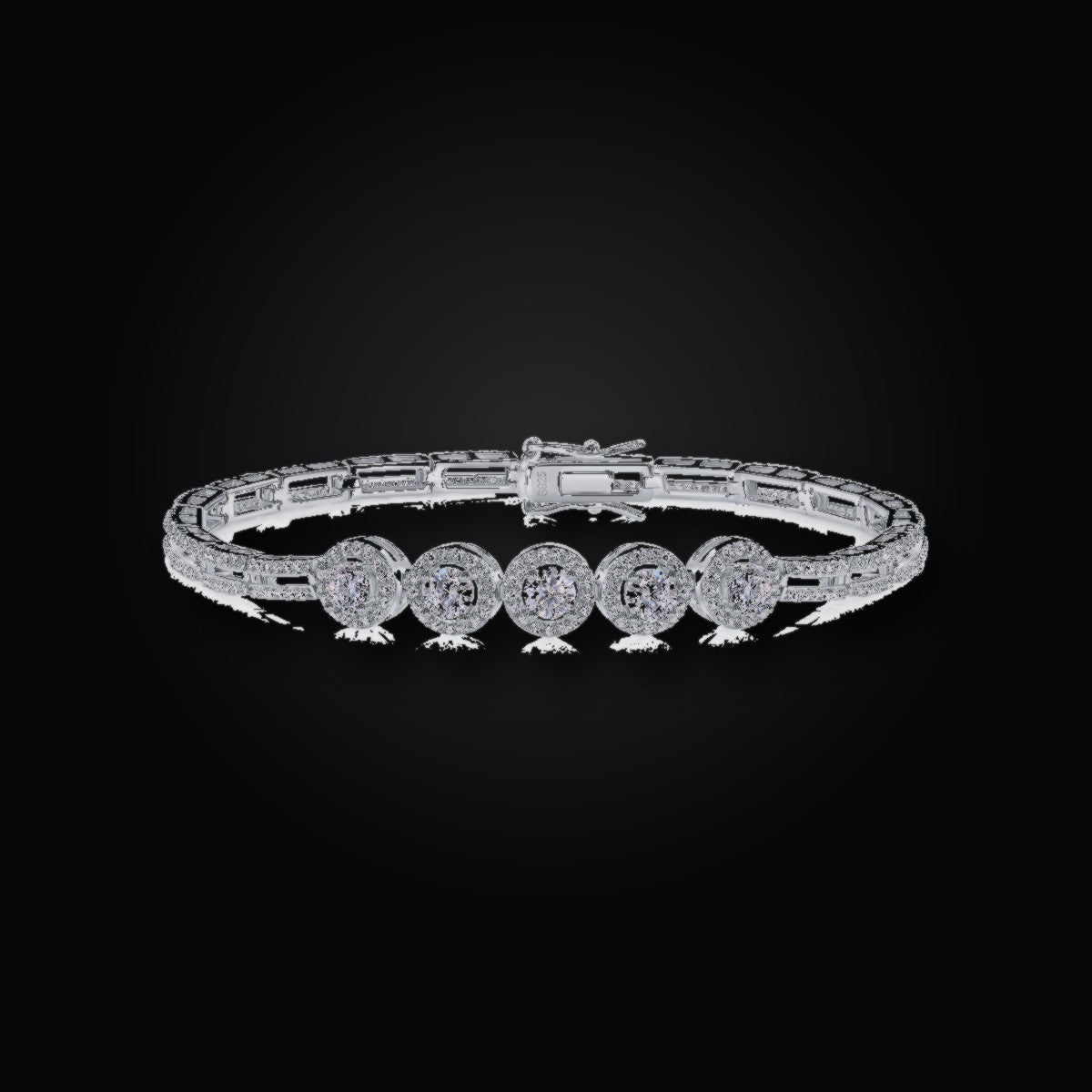 Iced Tennis Bracelet | 0.30ct | Moissanite