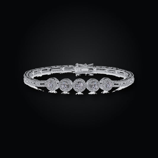 Iced Tennis Bracelet | 0.30ct | Moissanite