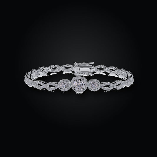 Iced Tennis Bracelet | 1.0ct | Moissanite