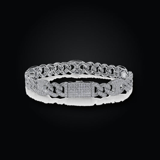Iced Tennis Bracelet | Moissanite