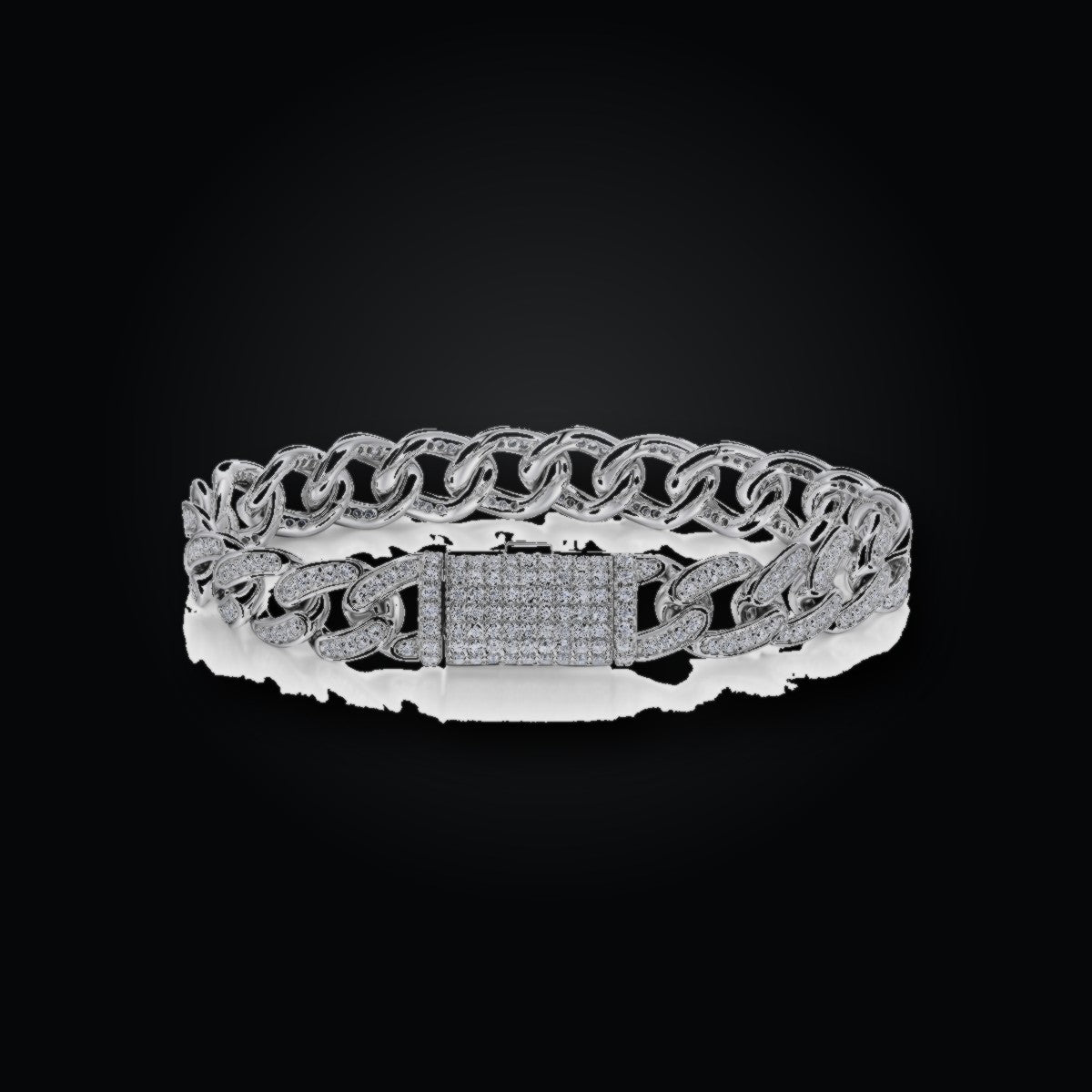 Iced Tennis Bracelet | Moissanite