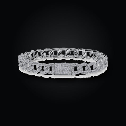 Iced Tennis Bracelet | Moissanite