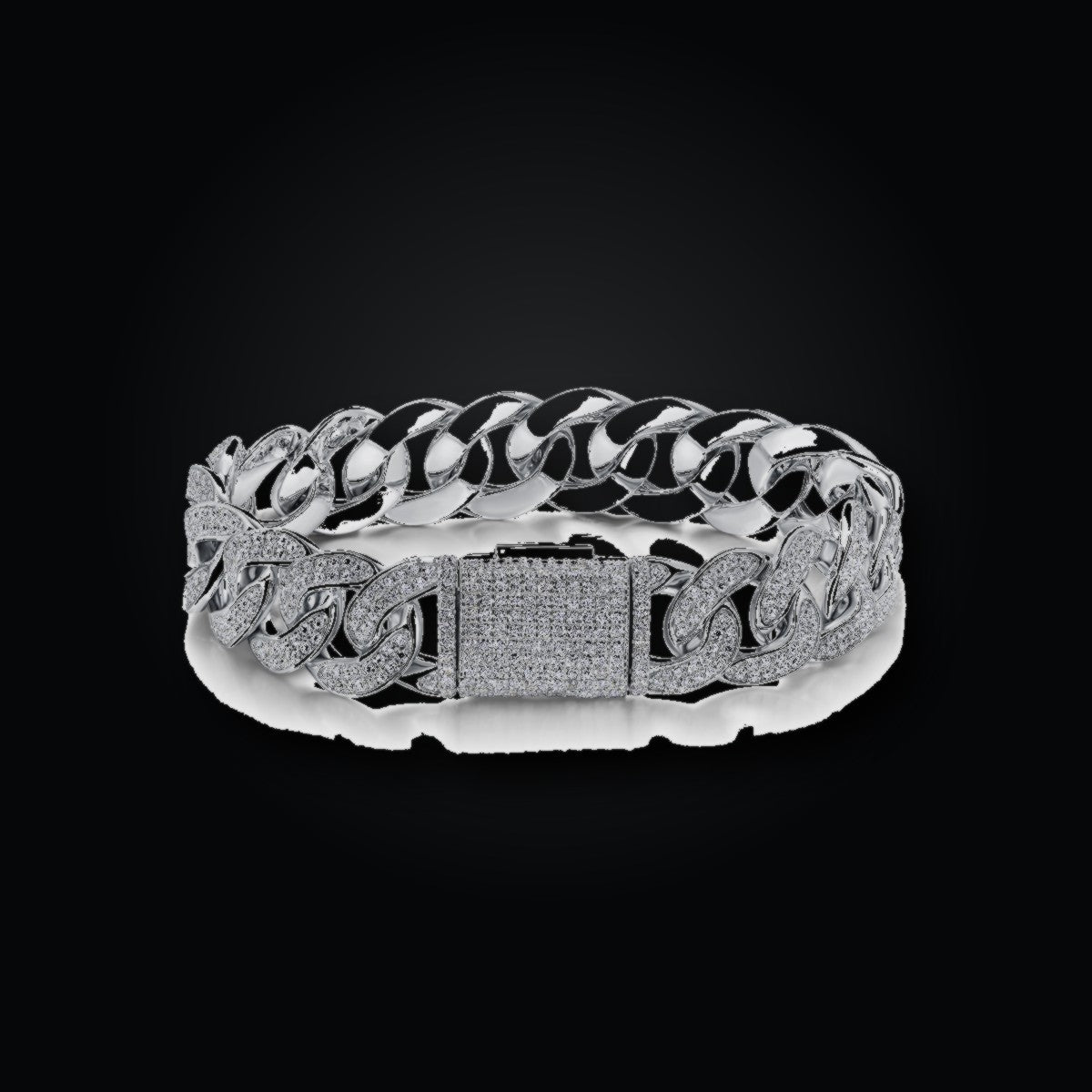 Iced Tennis Bracelet | Moissanite