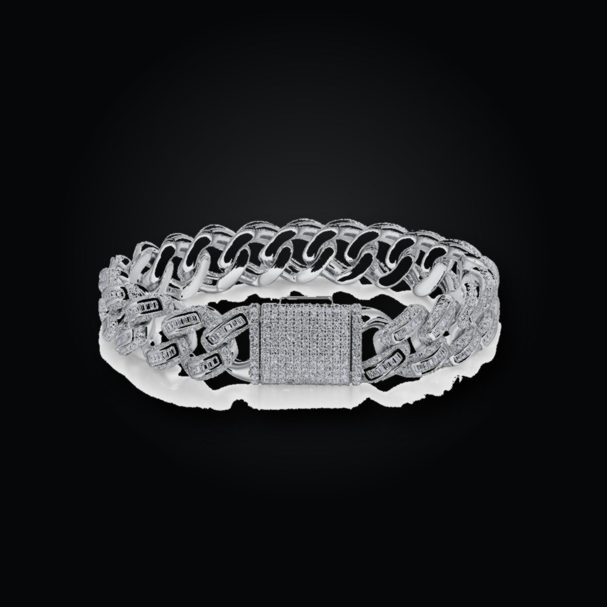 Iced Tennis Bracelet | Moissanite