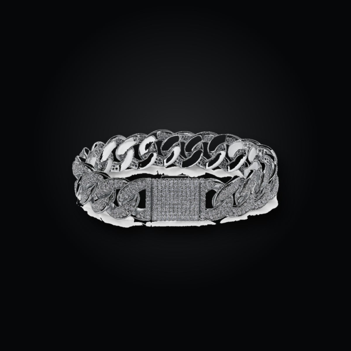 Iced Tennis Bracelet | Moissanite