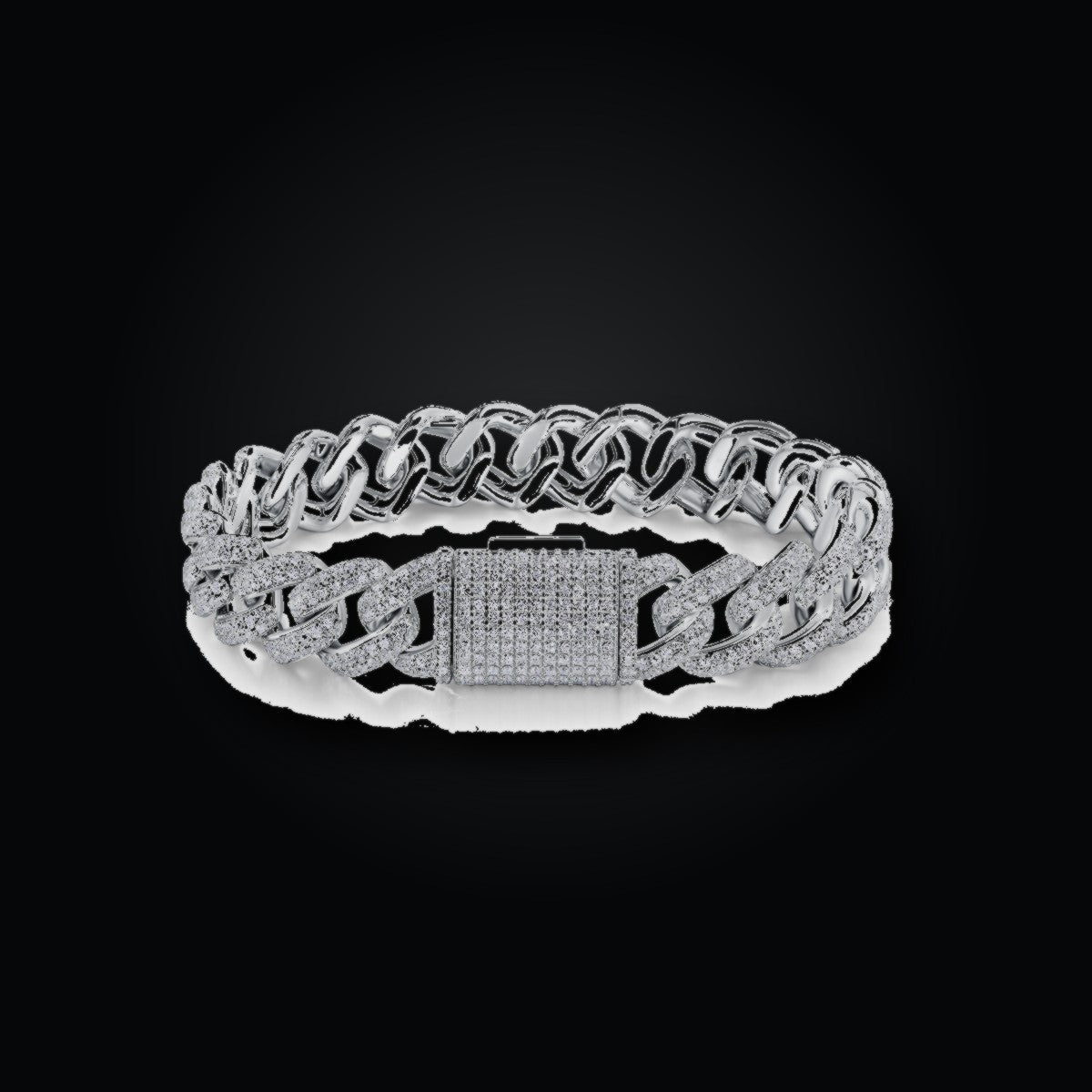 Iced Tennis Bracelet | Moissanite