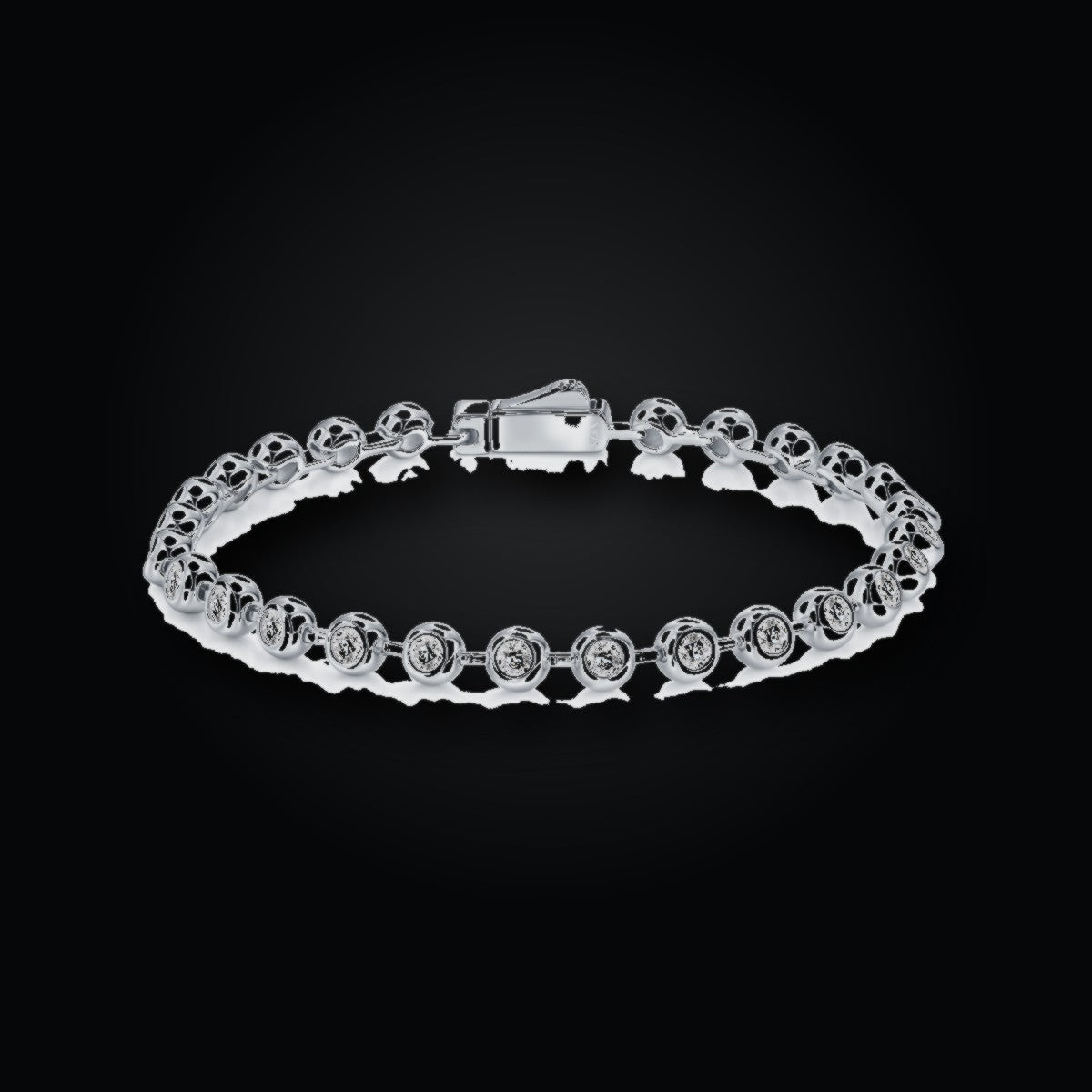 Iced Tennis Bracelet | 0.10ct | Moissanite