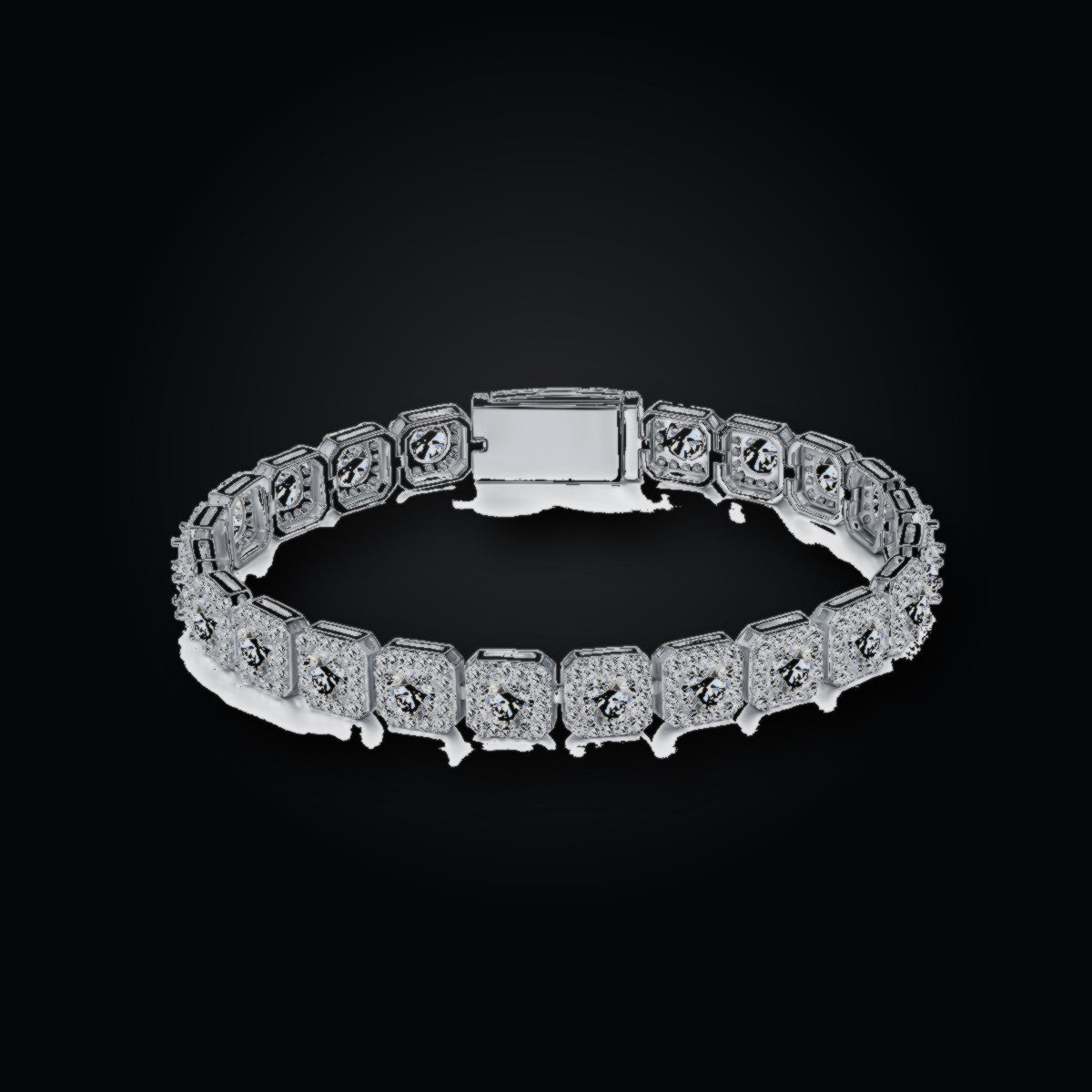Iced Tennis Bracelet | 0.50ct | Moissanite