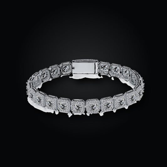Iced Tennis Bracelet | 0.50ct | Moissanite