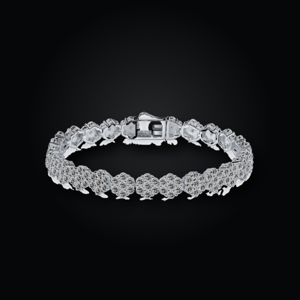 Iced Tennis Bracelet | Moissanite
