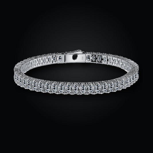 Iced Tennis Bracelet | 3*5 | Moissanite