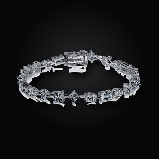 Iced Tennis Bracelet | Moissanite