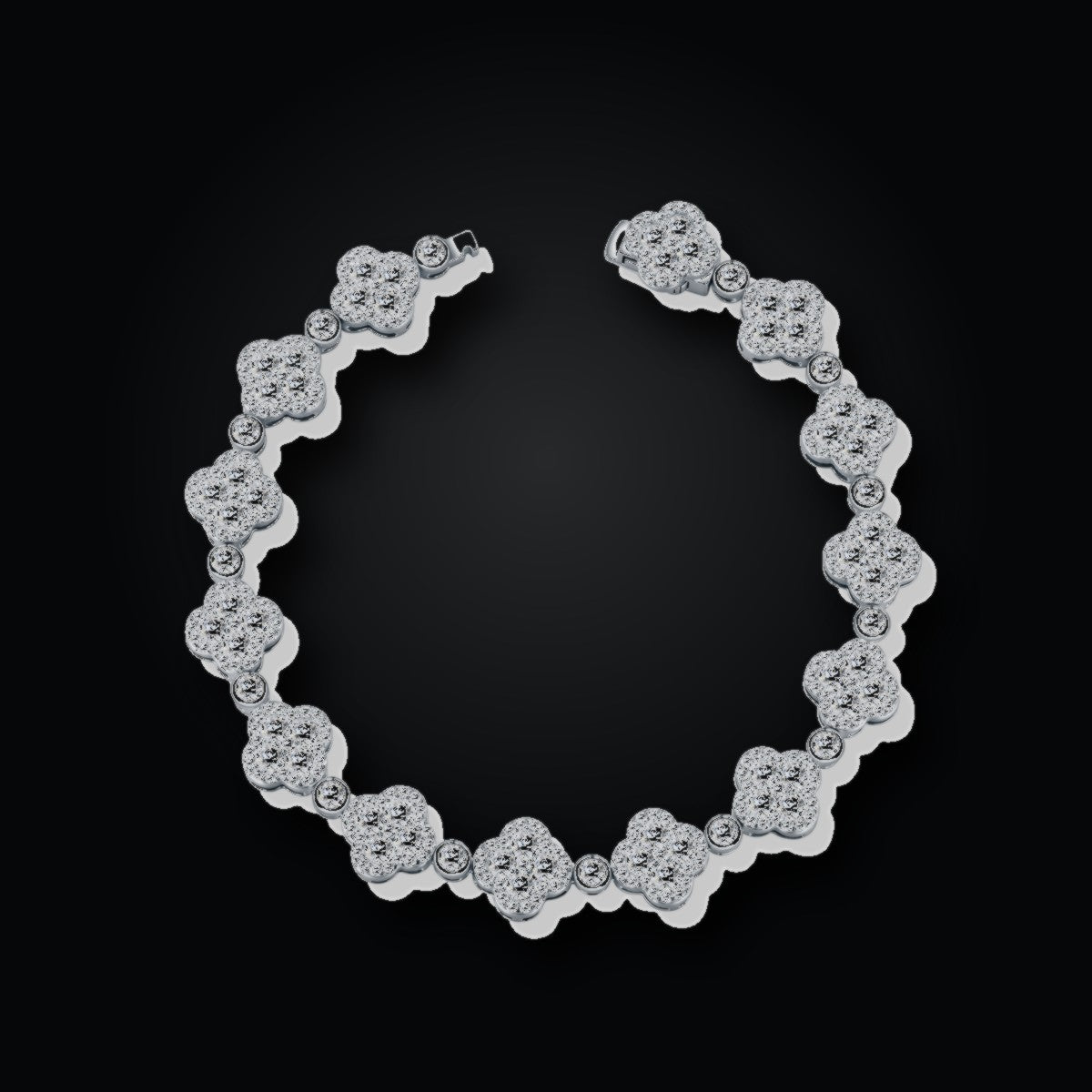 Iced Tennis Bracelet | Moissanite