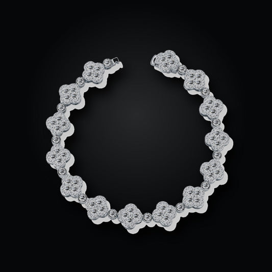 Iced Tennis Bracelet | Moissanite