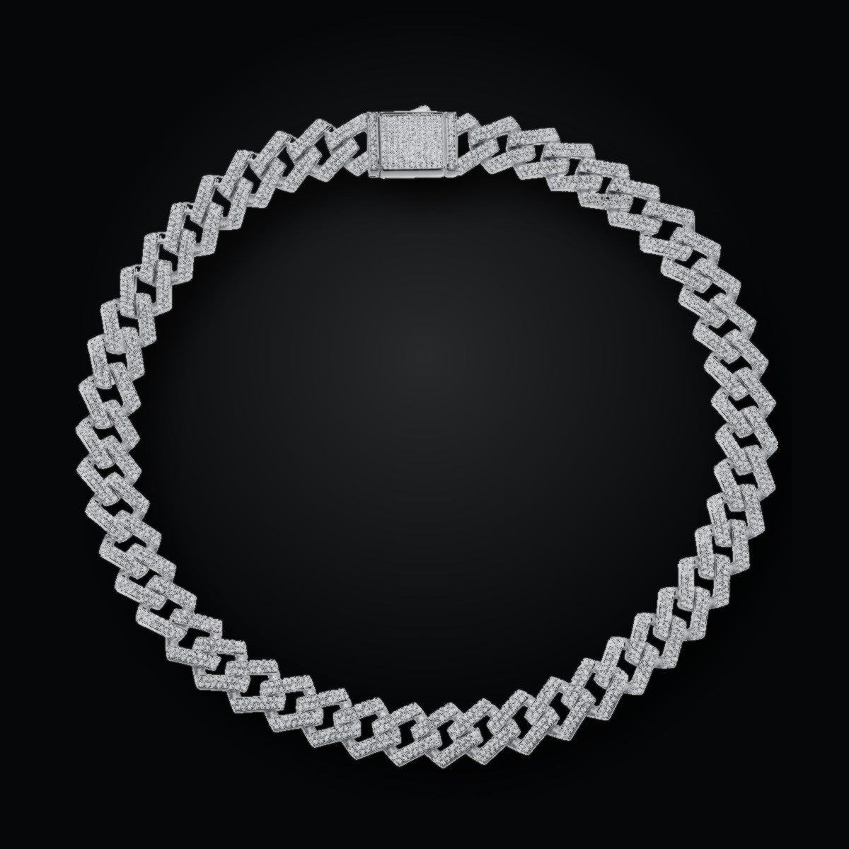 Iced Tennis Necklace | Moissanite