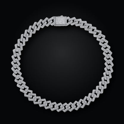 Iced Tennis Necklace | Moissanite