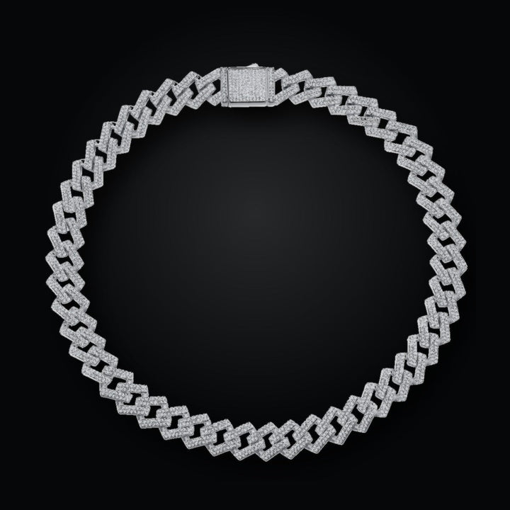Iced Tennis Necklace | Moissanite