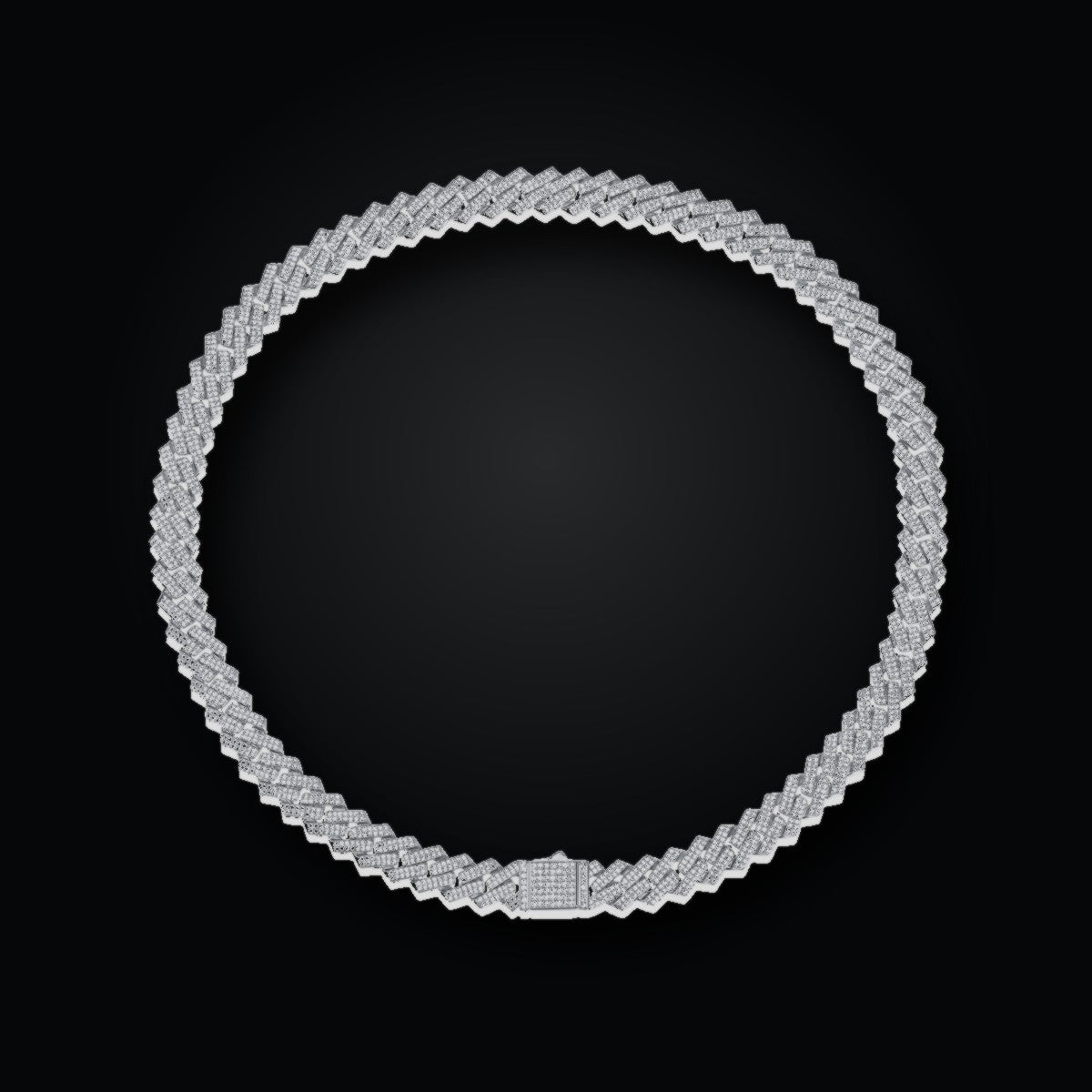 Iced Tennis Necklace | Moissanite