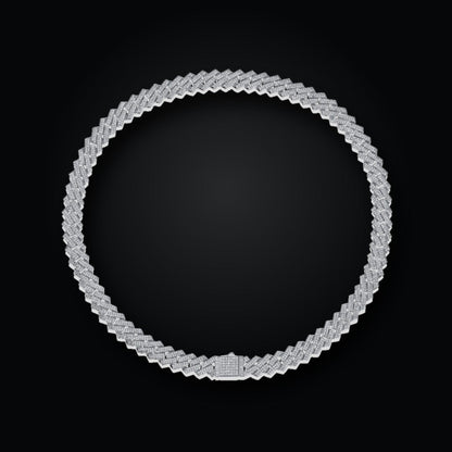 Iced Tennis Necklace | Moissanite