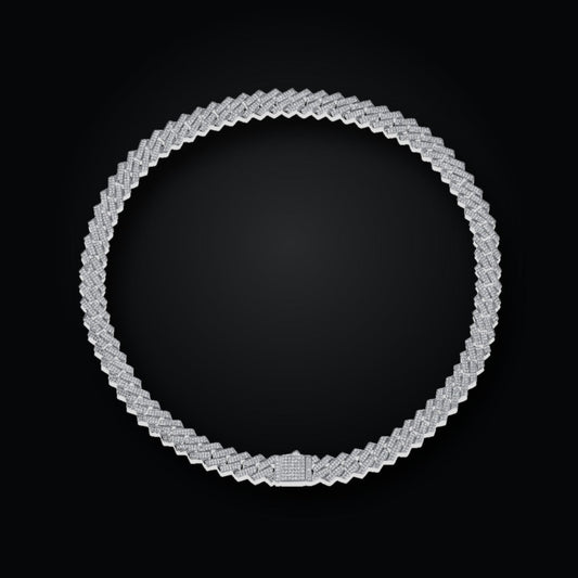 Iced Tennis Necklace | Moissanite