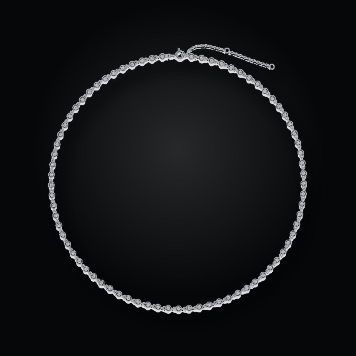 Iced Tennis Necklace | Moissanite