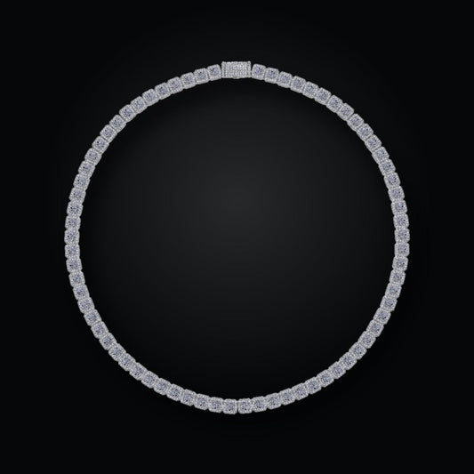 Iced Tennis Necklace | 0.50ct | Moissanite