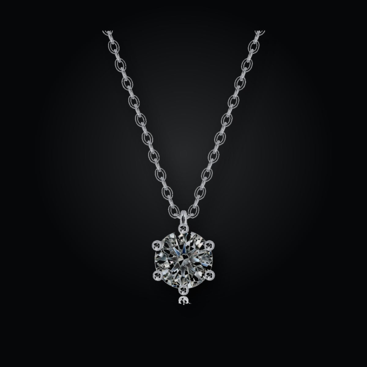 Iced Pendant | 1.0ct | Moissanite