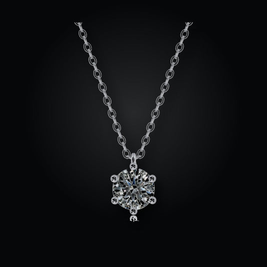 Iced Pendant | 1.0ct | Moissanite
