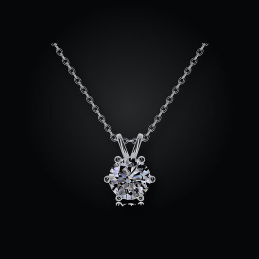 Iced Pendant | 1.0ct | Moissanite