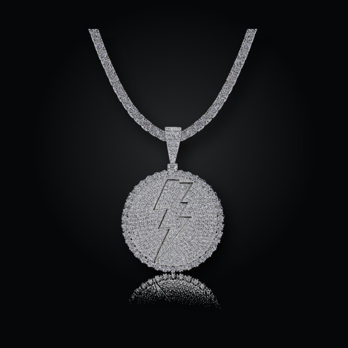 Iced Pendant | Moissanite