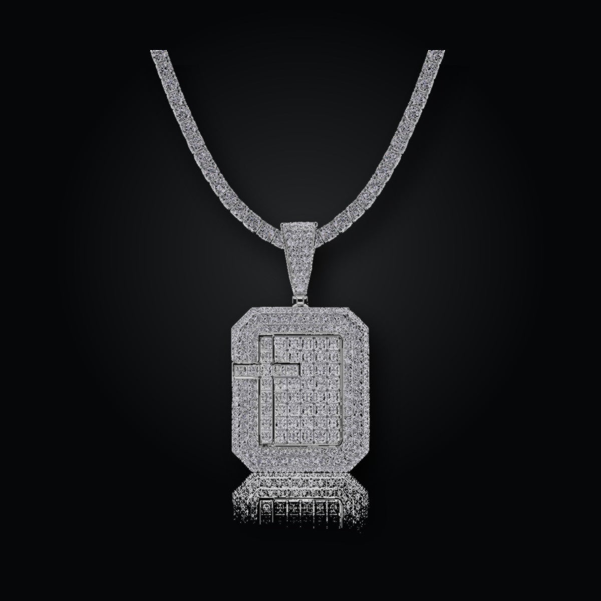Iced Pendant | Moissanite