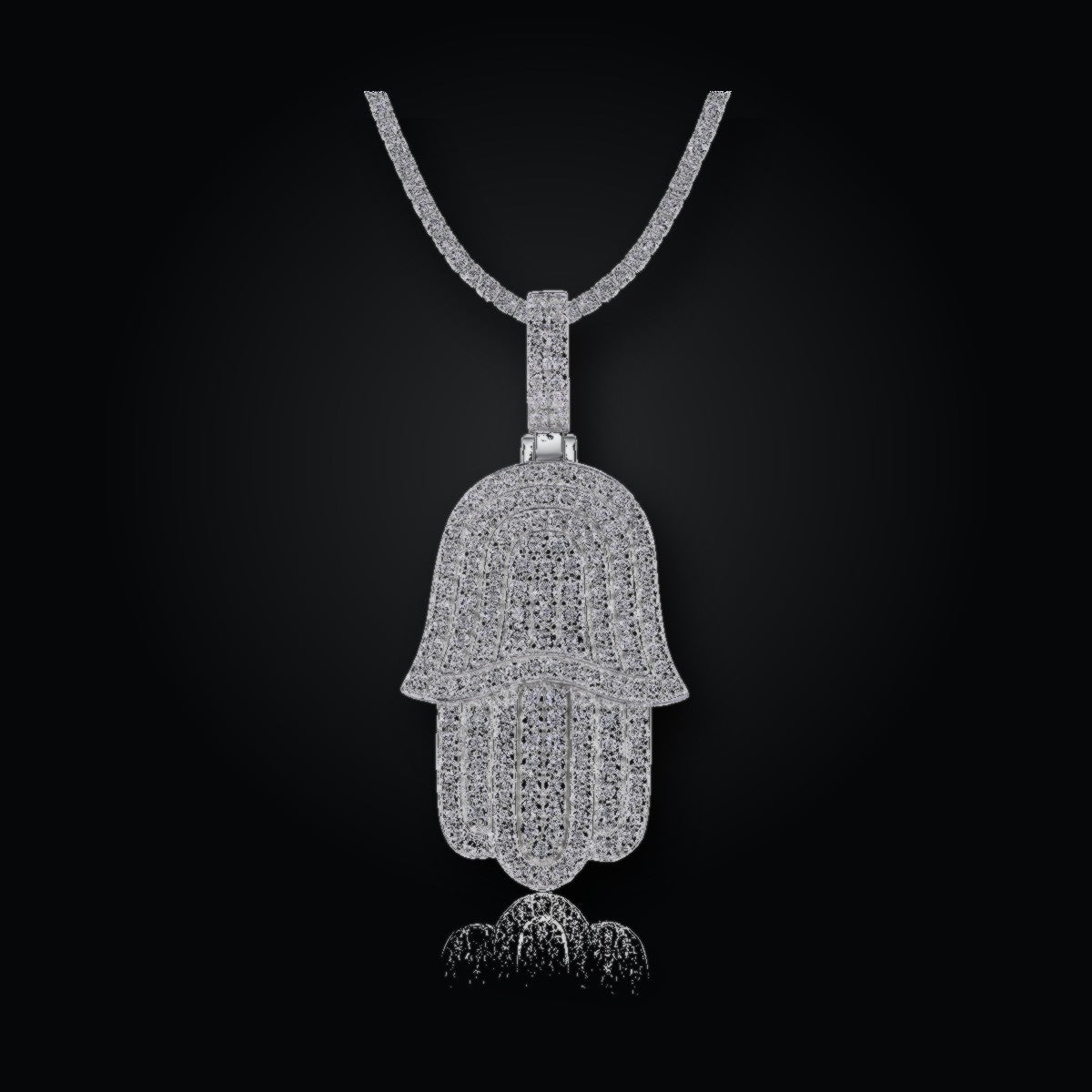Iced Pendant | Moissanite