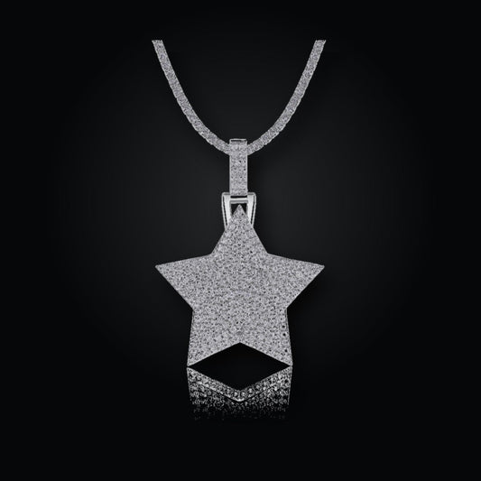 Iced Pendant | Moissanite