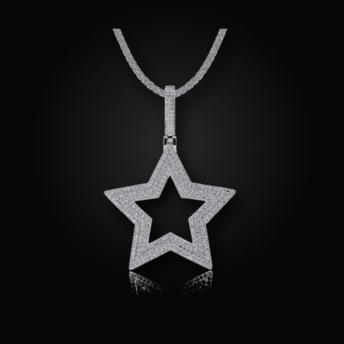 Iced Pendant | Moissanite