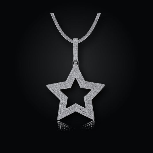 Iced Pendant | Moissanite