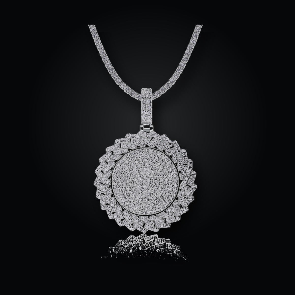 Iced Pendant | Moissanite