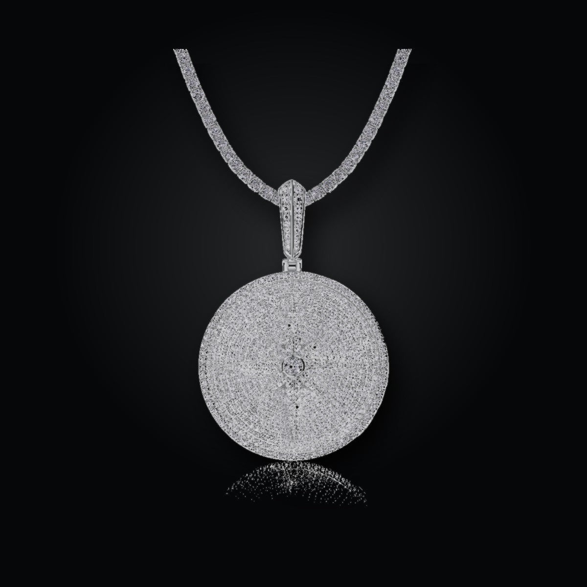 Iced Pendant | Moissanite