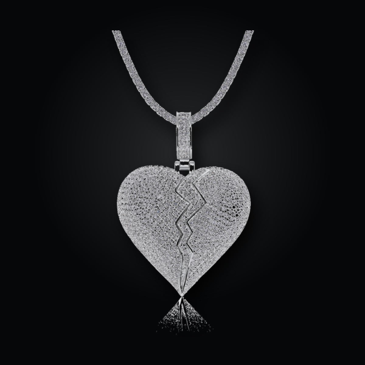 Iced Pendant | Moissanite