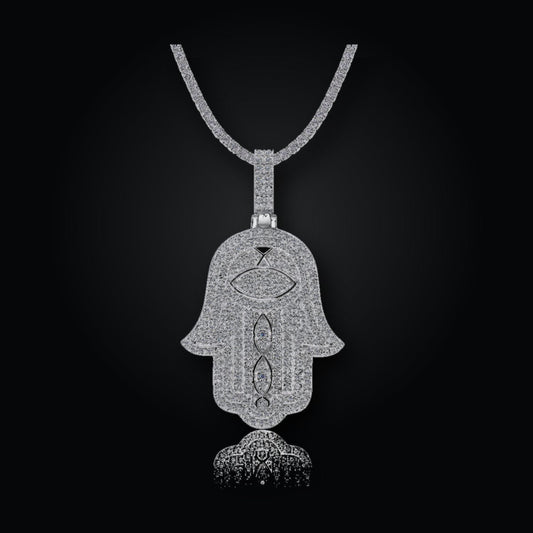 Iced Pendant | Moissanite