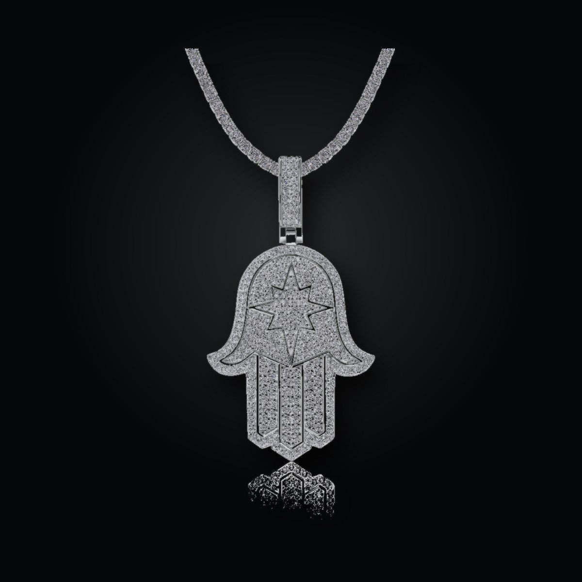 Iced Pendant | Moissanite