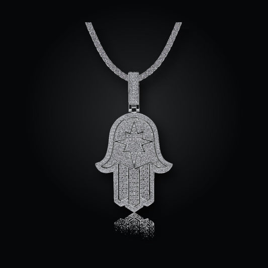 Iced Pendant | Moissanite
