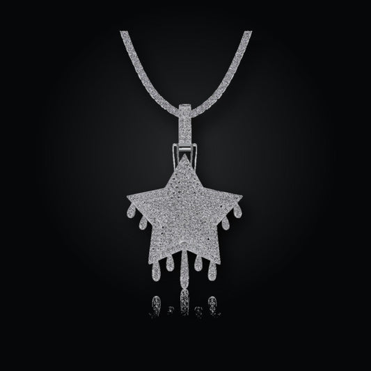 Iced Pendant | Moissanite