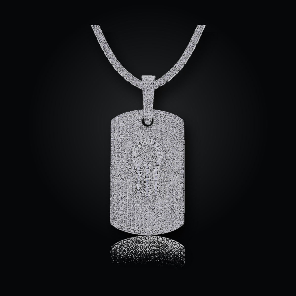 Iced Pendant | Moissanite