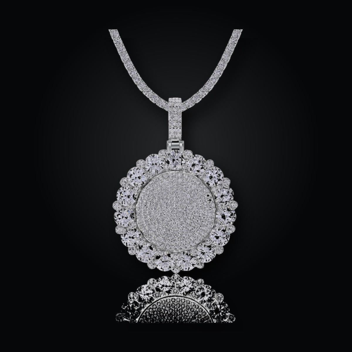 Iced Pendant | Moissanite