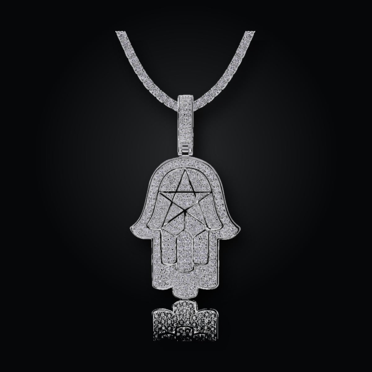 Iced Pendant | Moissanite