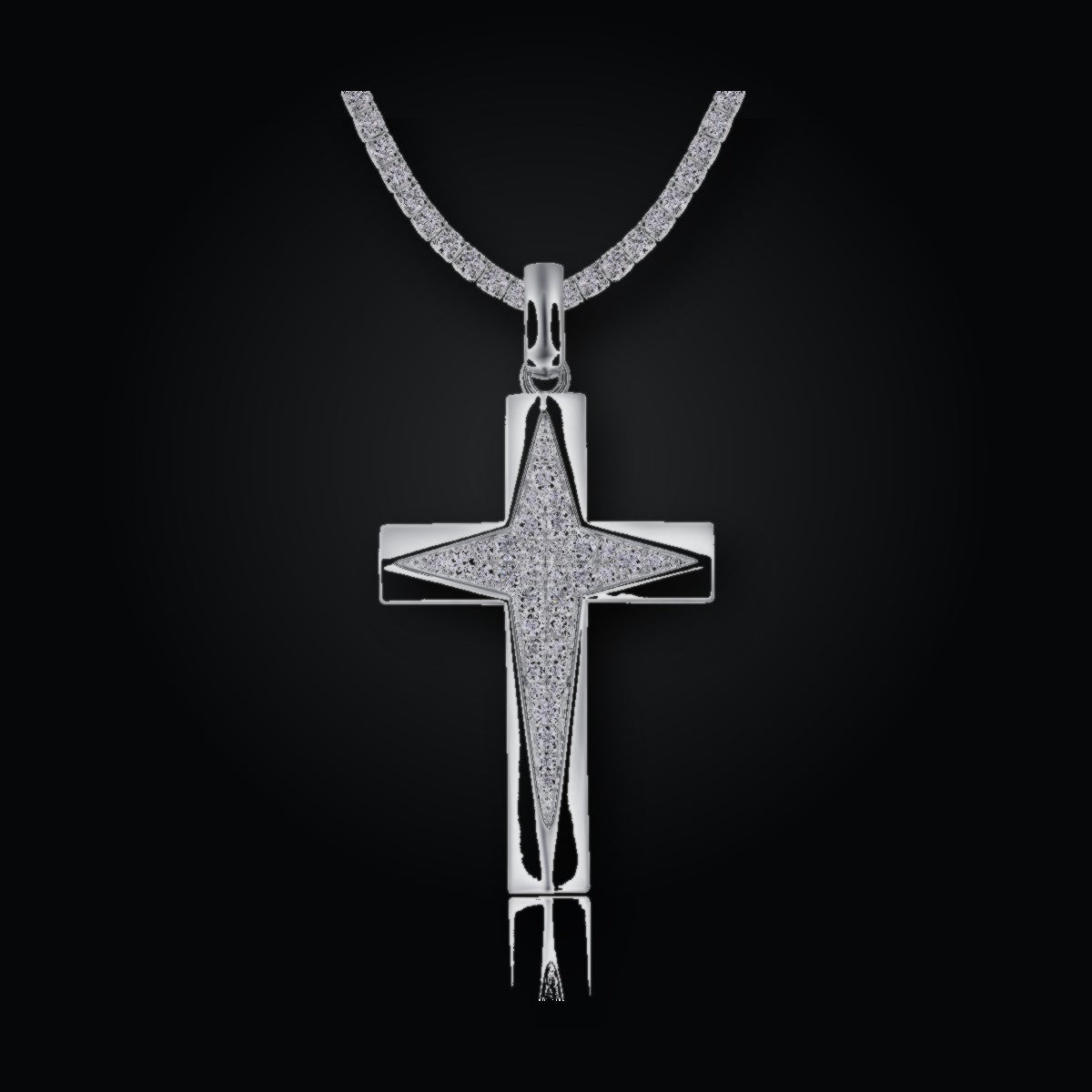 Iced Pendant | Moissanite