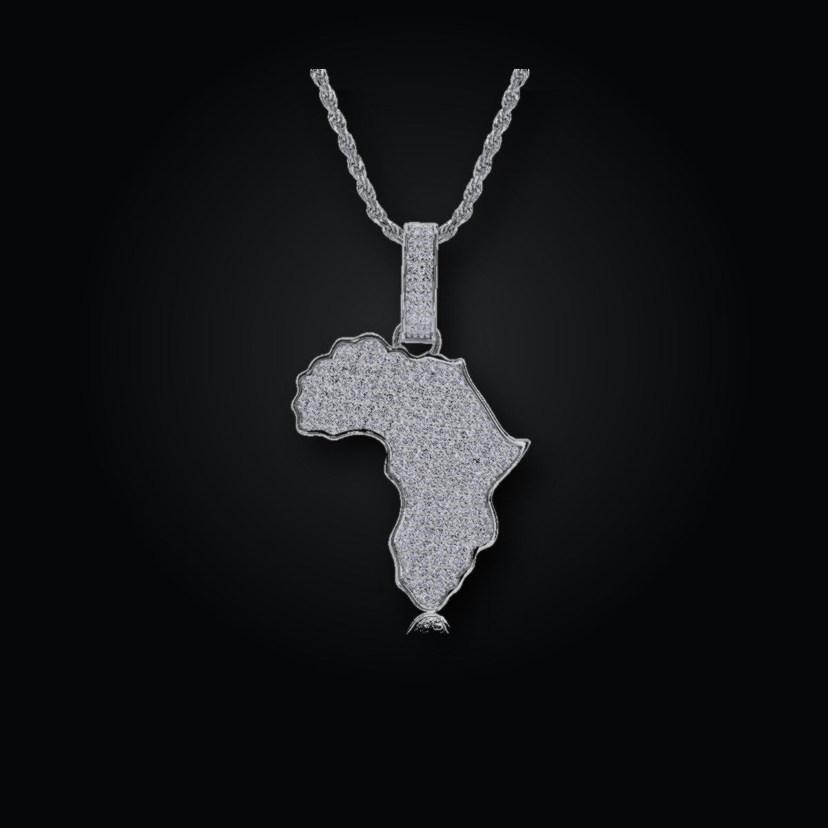 Iced Pendant | Moissanite