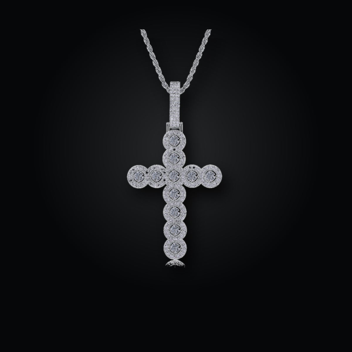 Iced Pendant | Moissanite