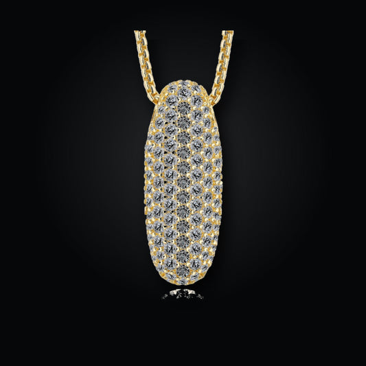 Iced Pendant | Moissanite