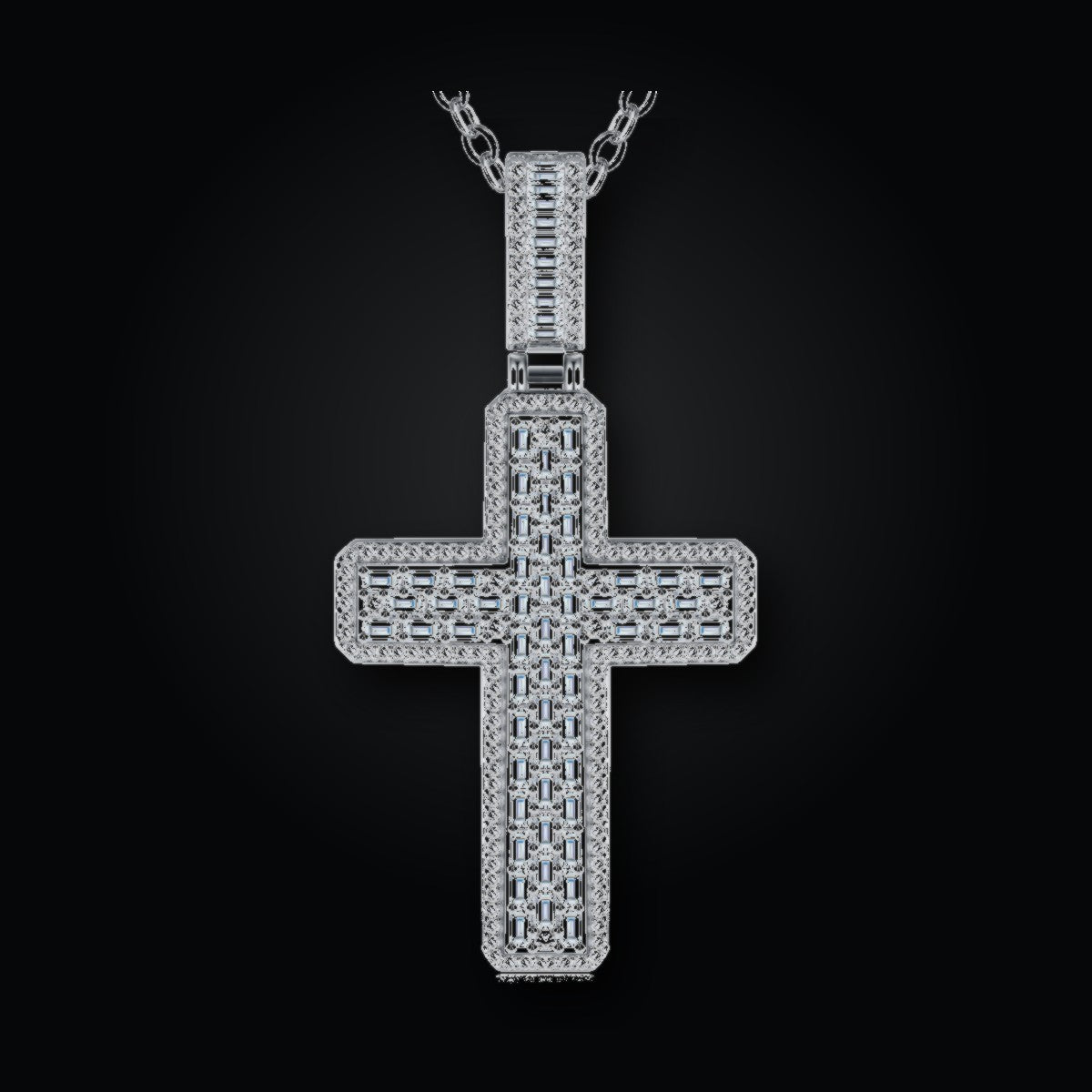 Iced Pendant | Moissanite